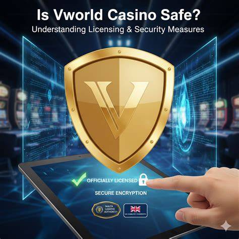 Online casino security and licensing