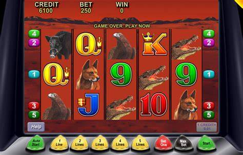 Big Red slots online gameplay screen
