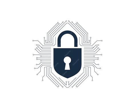 Cybersecurity lock icon
