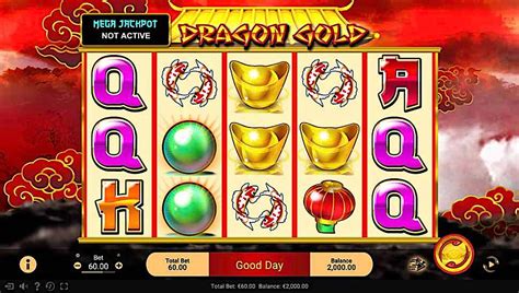 A vibrant dragon slot machine online screen with winning symbols and a colourful background.