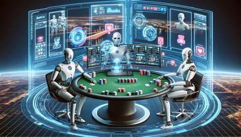 Futuristic online casino for real cash interface with AI and blockchain elements