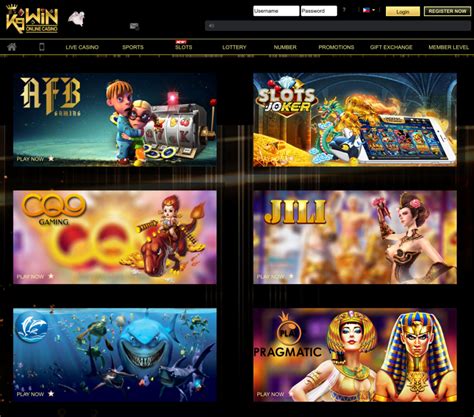 K9Win casino game selection
