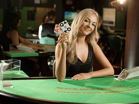 Live Dealer Blackjack table in an Australian casino setting