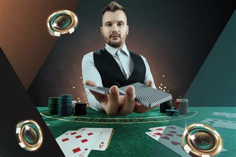 A live dealer casino game in action, showing a blackjack table with a real dealer and virtual interface.