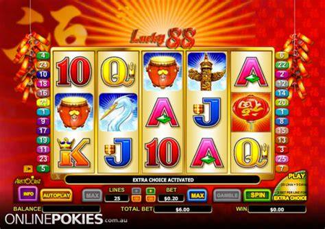 Diverse selection of online pokie games available in Australia
