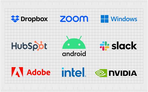 Logos of various online pokie software developers