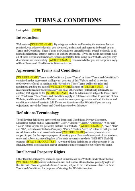 Legal document displaying terms and conditions for online gambling