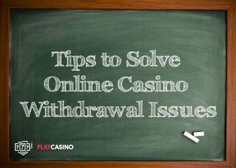 Avoiding snags in quick casino withdrawals