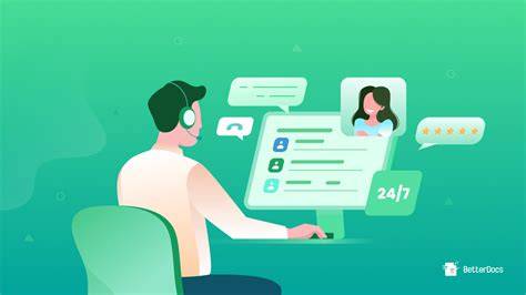 Online customer support chat interface