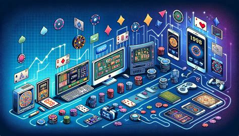 Futuristic holographic casino gameplay
