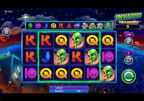 Screenshot of a Megaways slot game with many symbols