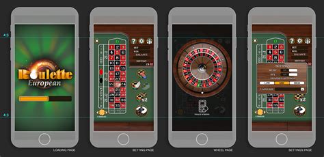 Mobile roulette application interface