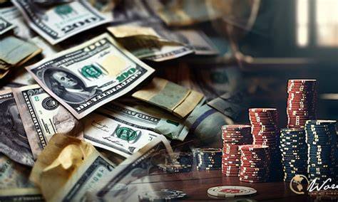 online casino money stack