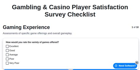 Online casino player satisfaction