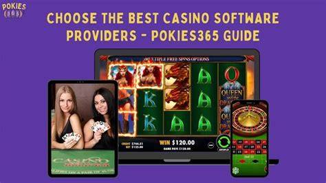 Logos of various online casino software providers