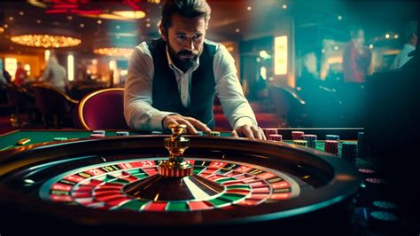 Person making a mistake at a roulette table