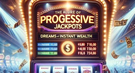 Online slot machine displaying a large progressive jackpot win