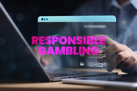 Mobile phone displaying responsible gambling message