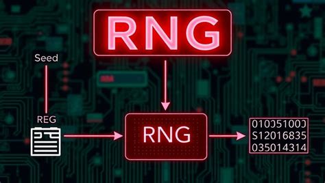 Diagram explaining Random Number Generator algorithm