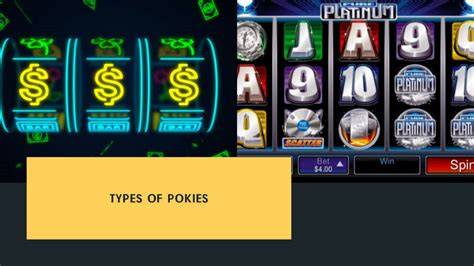 Diverse online pokies selection