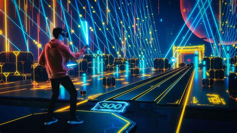 Virtual reality pokie game future concept